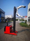 Pu Wheel 500mm Paper Reel Stacker With Paper Roll Clamp