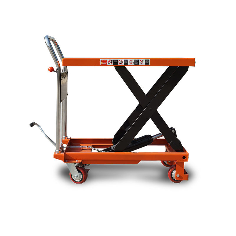 1000kg 1T Manual Ground Pneumatic Hydraulic Scissor Lift Table