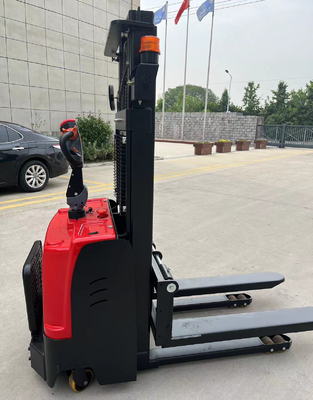 Lightweight Electric Walkie Stacker Rated Load 1500 Kg Lifting Height 3000 MM