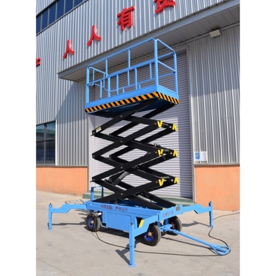 230 kg load capacity 8 meters height aerial work electric hydraulic platform lift self-propelled mini scissor lifts