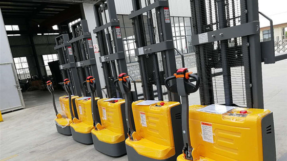 1.5Ton Electric Walkie Pallet Stacker with 3.5m Lift for Warehouses