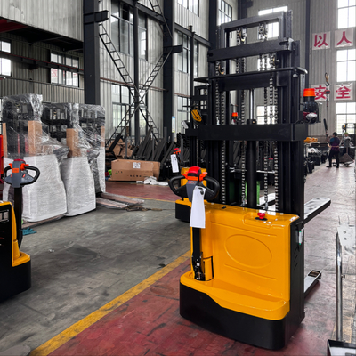 1.5Ton Electric Walkie Pallet Stacker with 3.5m Lift for Warehouses
