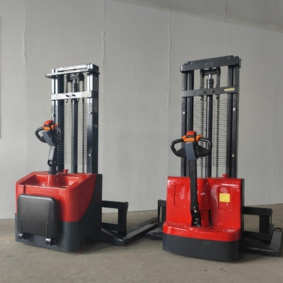 Electric Walkie Stacker 1500kg Load Capacity Adjustable Straddle Leg