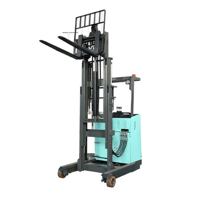 Heavy Duty Electric Reach Truck 1500kg 2000kg with Side Shift 3m Mast EPS Steering Narrow Aisle Forklift