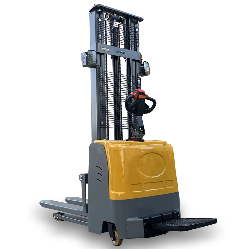 Electric Pallet Stacker 1.6 Ton Capacity 5m Lift Height 24V Lithium Battery