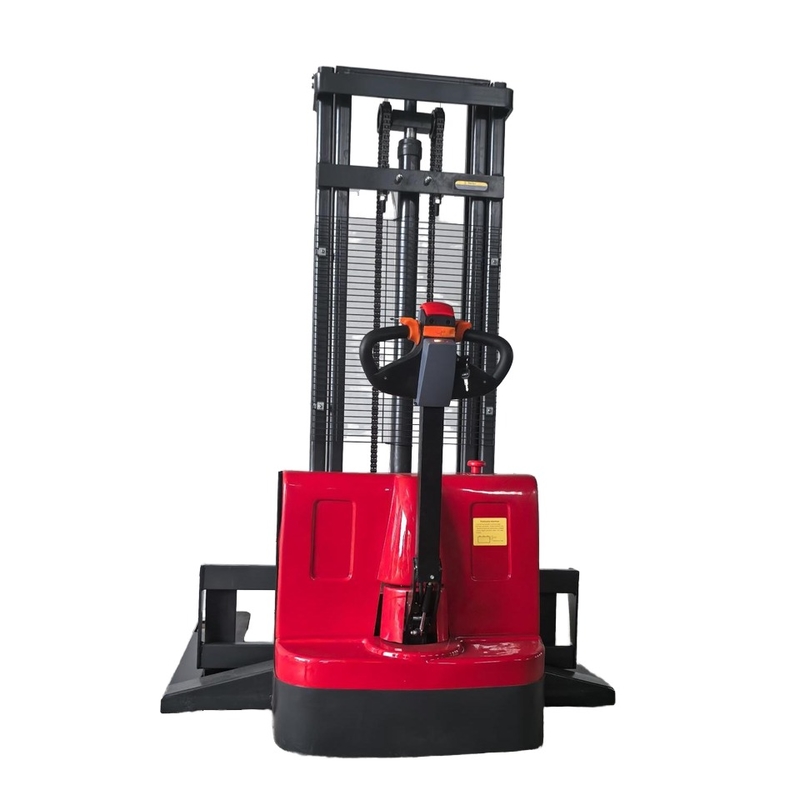 Electric Walkie Stacker 1500kg Load Capacity Adjustable Forged Fork