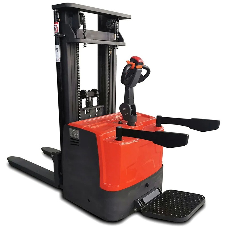 Customized Electric Pallet Stacker with DC Motor and PU Wheels for Efficient Narrow Aisle Operations