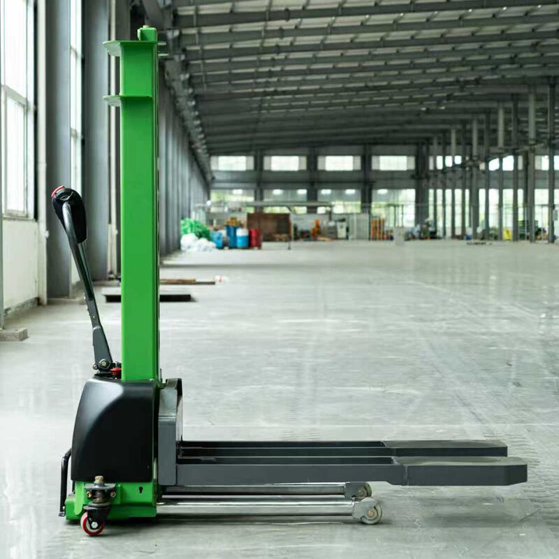 Full Electric Loading Stacker 1000kg 1.3m-1.6m Lifting Height High Quality Precision Stacker for Warehouse