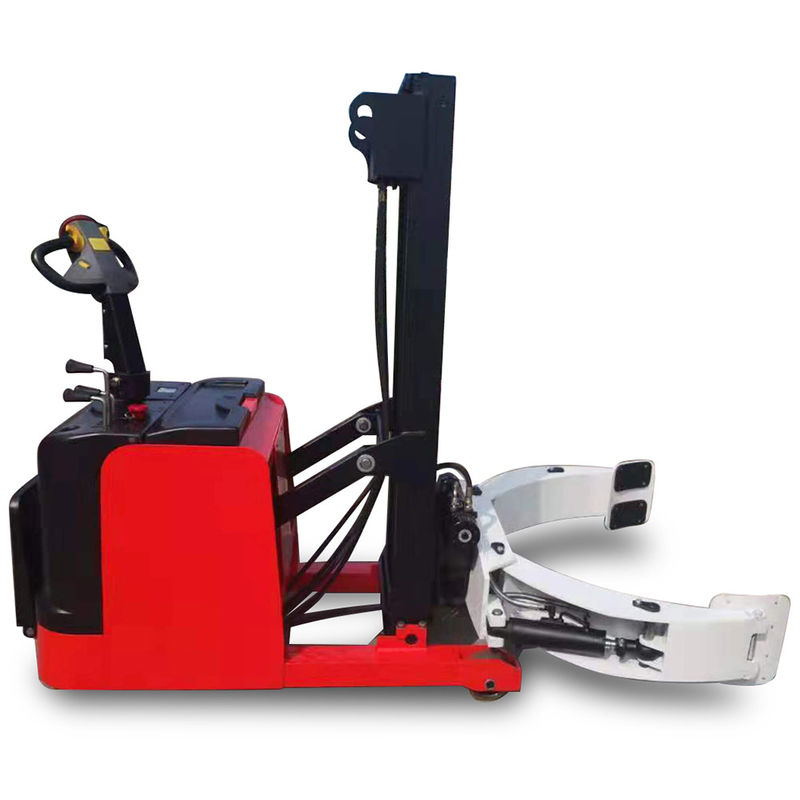 Forklift 1000Kg Erect Powered Film Roll Lifting Equipment Trolley