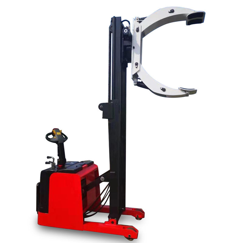 Forklift 1000Kg Erect Powered Film Roll Lifting Equipment Trolley
