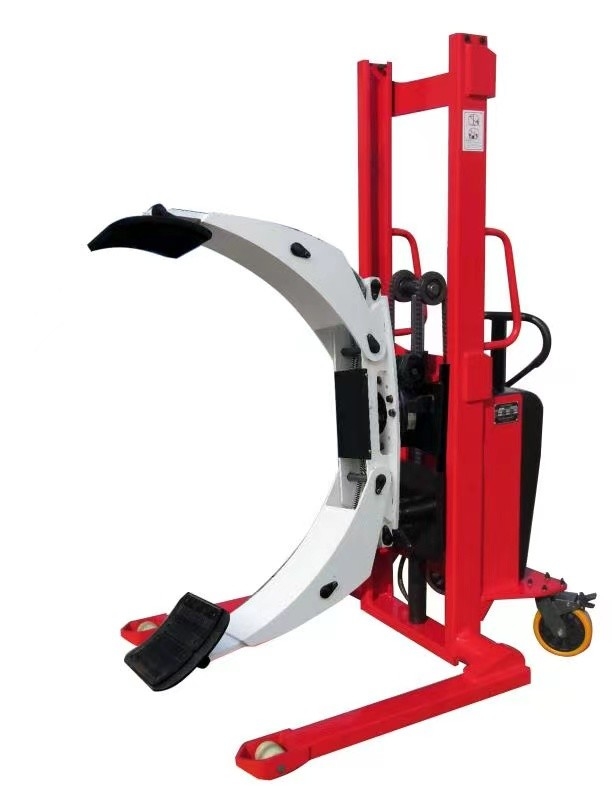 Self Locking 800mm Electric Hydraulic Drum Barrel Lifter Forklift  Type 180 Degree Rolling