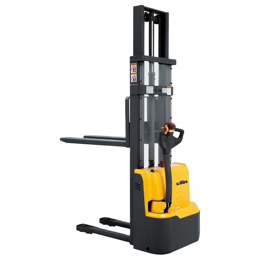 1000kg 1200kgs Electric Pallet Stacker With 1.6 - 3.5M Walkie Forklift