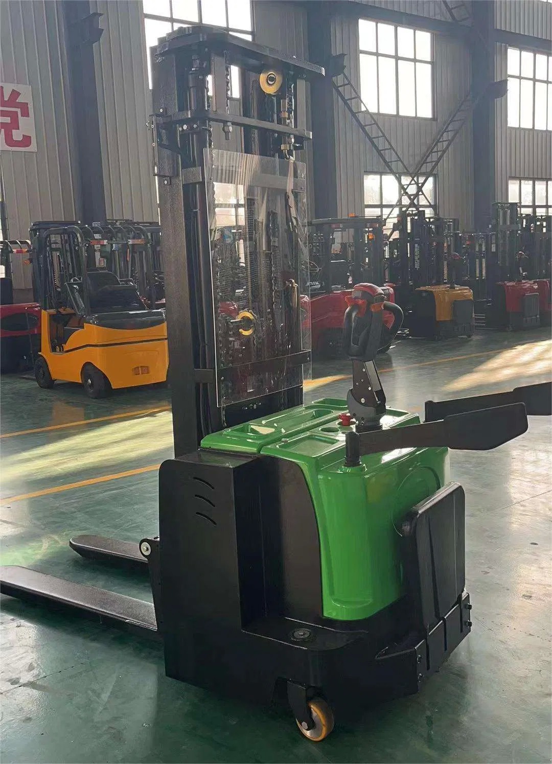 3t Load Capacity 3000mm Lift Height Electric Pallet Stacker with 1070mm Fork Length