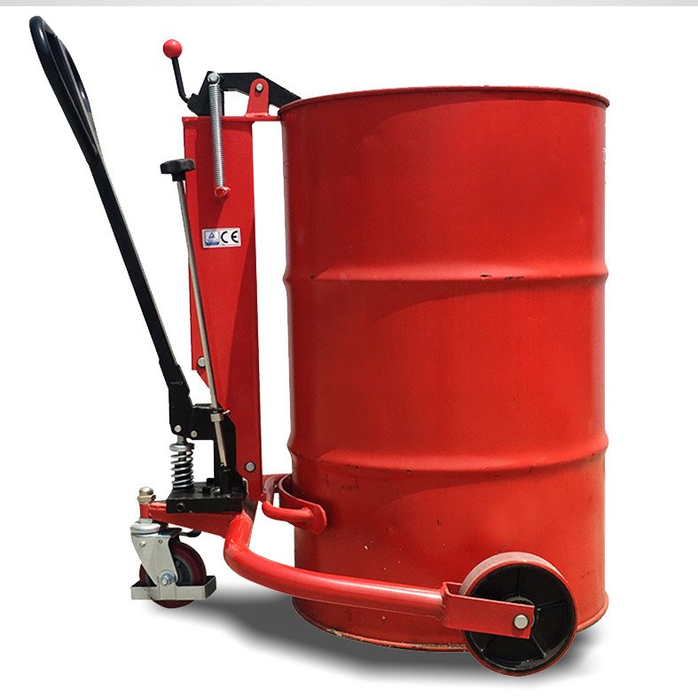 Foot Operated 300mm 200 Litre Vertical Hydraulic Drum Lifting Trolley