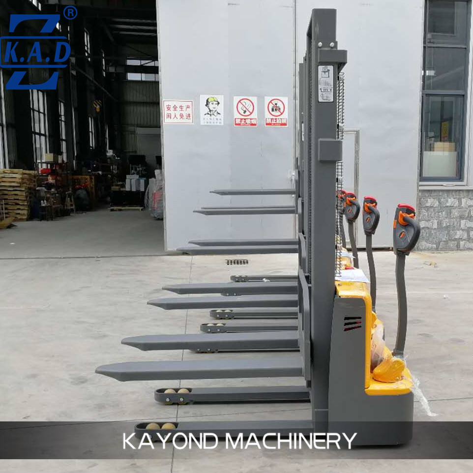 Electric Motor Walkie 1t 2.5m Warehouse Pallet Lift Stacker